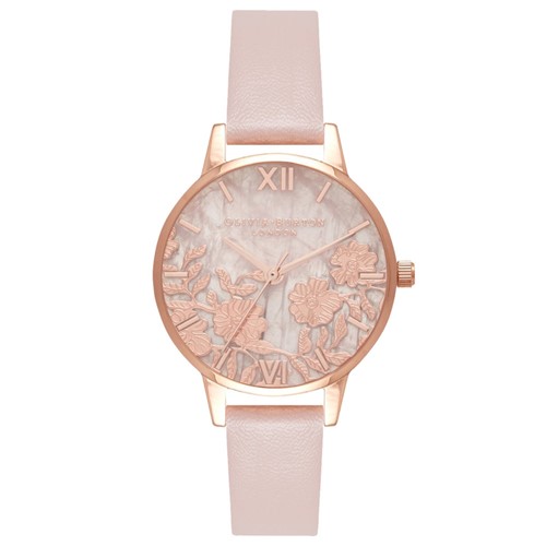 RelÃ³gio Olivia Burton Feminino Couro Rosa - OB16MV84 By Vivara - Unico - Feminino - Dafiti