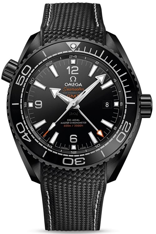 Relógio Omega Seamaster Planet Ocean Deep Black GMT