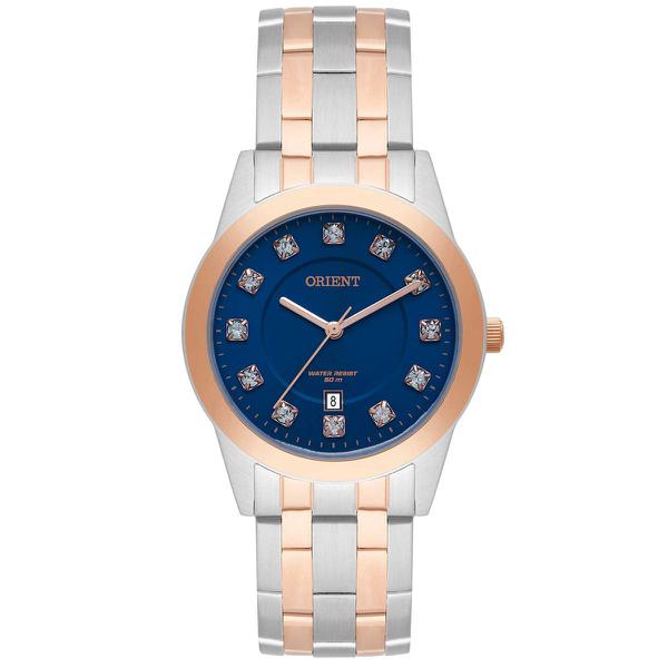 Relógio Orient Analógico Feminino Rose FTSS1114 D1SR Swarovski Elements