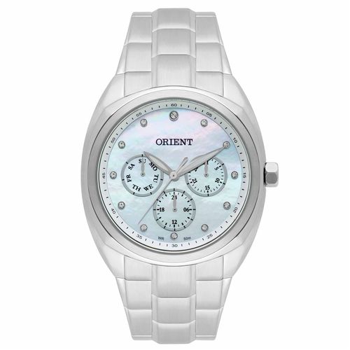 Relógio Orient Analógico Feminino Swarovski Multifunção FBSSM027 A1SX