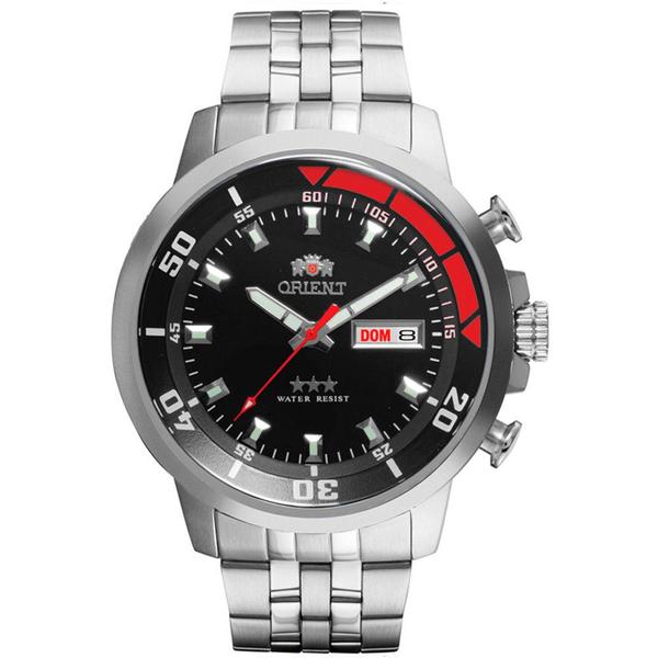 Relogio 469SS058 P1SX ORIENT MASC Automatico Preto Calendario Duplo