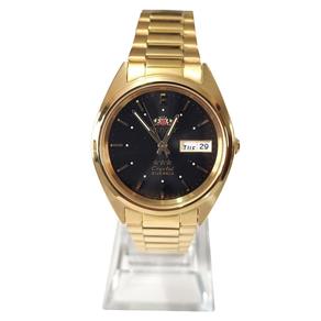 Relogio Orient Automatico Dourado Masculino Fab00002b9