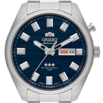 Relogio Orient Automatico Masculino Mostrador Azul Tres Estrelas 469SS076 D1SX