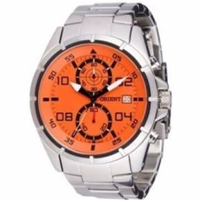 Relógio Orient Cronógrafo Sport MBSSC037 Laranja