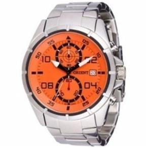 Relógio Orient Cronógrafo Sport Mbssc037 Laranja