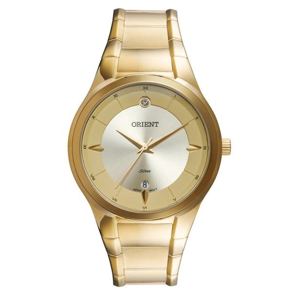 Relógio Orient Dourado FGSS1097 50m - Feminino Analógico Casual