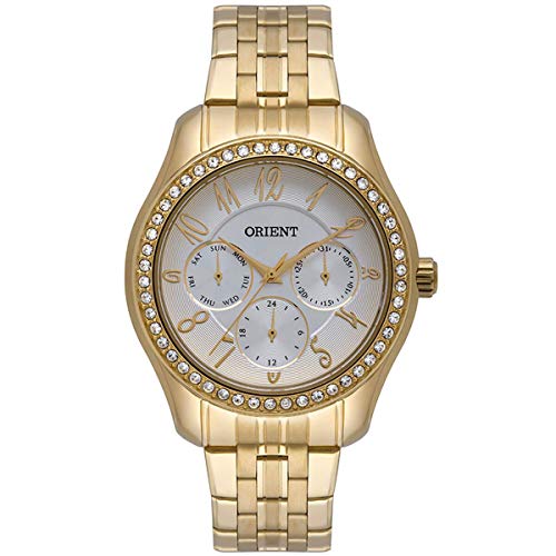 Relógio Orient Eternal Feminino Fgssm070 S2kx Clássico Dourado com Swarovski