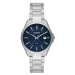 Relógio Orient FBSS1129 D1SX feminino prateado mostrador azul