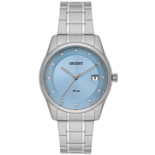 Relógio Orient Feminino Analógico Fbss1108 A1sx Prata/azul