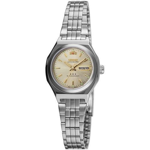 Relógio Orient Feminino Automático 559wa1x C1sx Amarelo
