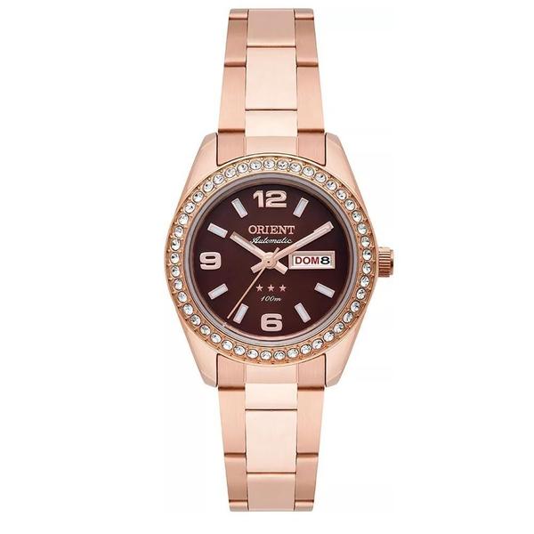 Relógio Orient Feminino Automático Aço Rosê 559rg008 N2rx