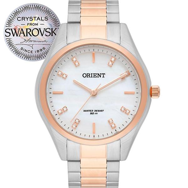 Relógio Orient Feminino Bicolor Swarovski FTSS0054B1SR