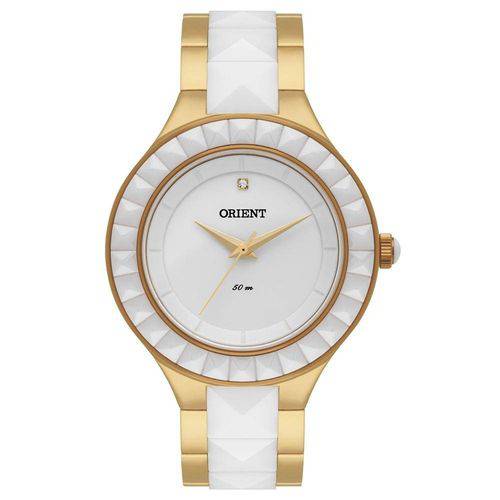 Relógio Orient Feminino Ceramic Cristais Svarovski - Ftss0038 B1kb