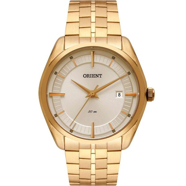 Relógio Orient Feminino Dourado FGSS1171C1KX Analógico 5 Atm Cristal Mineral Tamanho Pequeno