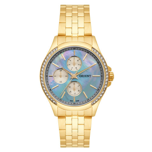 Relógio Orient Feminino Dourado Fgssm051g1kx