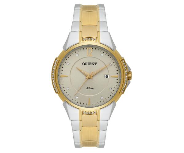 Relógio Orient Feminino Eternal Cristais Swarovski Analógico FTSS1096 C2KS