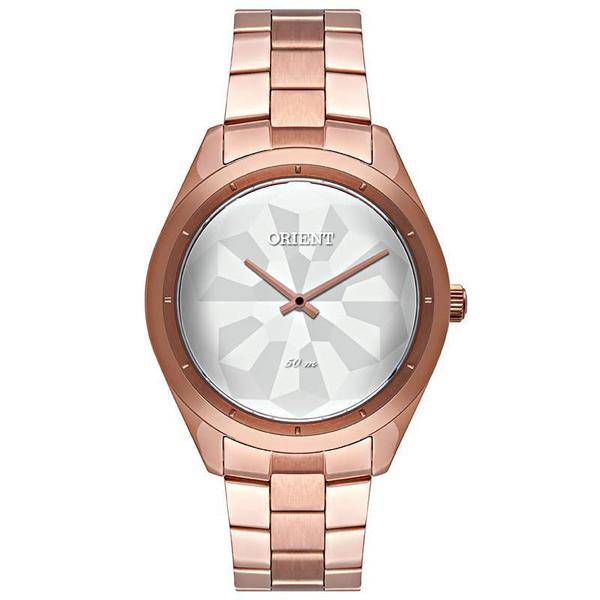 Relógio Orient Feminino Eternal Rosê e Branco - FRSS0063-S1RX