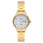 Relógio Orient Feminino Fgss2004 B2kx Social Dourado