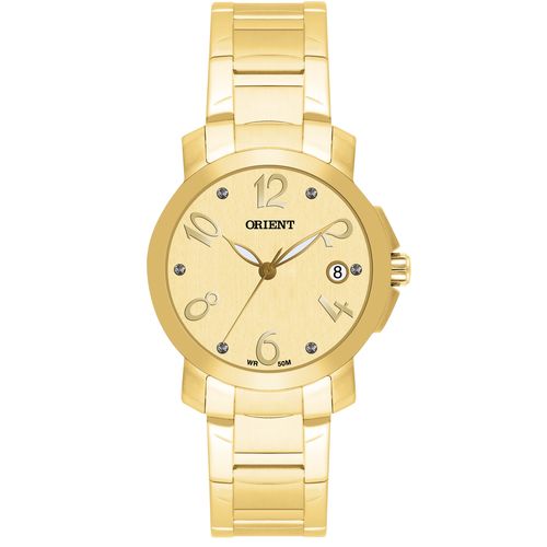 Relógio Orient Feminino Fgss1017 C2kx Amarelo/dourado
