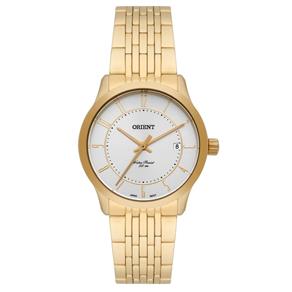 Relógio Orient Feminino Fgss1109 S2kx Aço Dourado Analogico