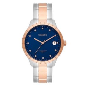 Relogio Orient Feminino Ftss1116 D1sr Misto Azul Rose