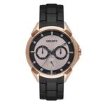 Relógio Orient Feminino Ftssm039 R1px Rose Preto Multifunção