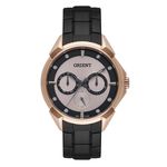 Relógio Orient Feminino Ftssm039 R1px Rose Preto Multifunção