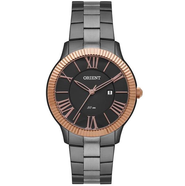 Relógio Orient Feminino Fumê Calendário Ftss1110 G3gx