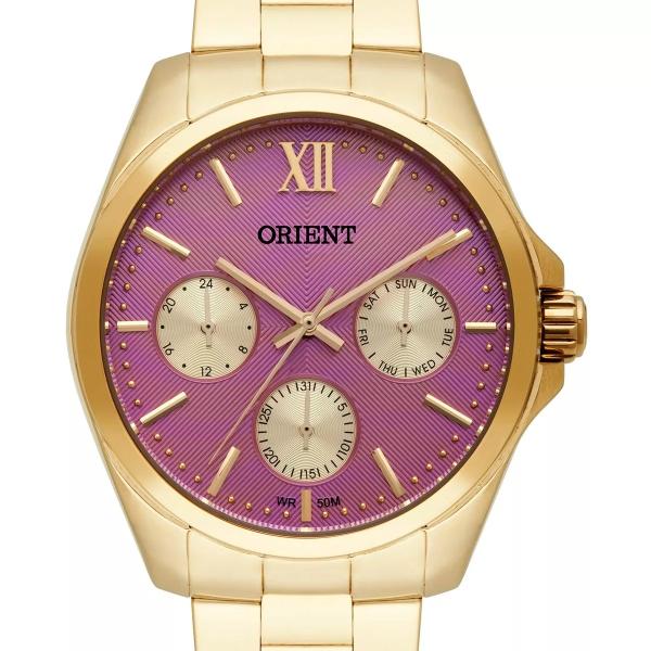 Relógio Orient Feminino Multifunção Fgssm050 R3kx Dourado