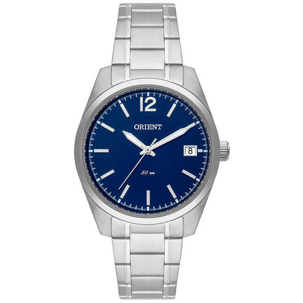 Relógio Orient Feminino Prata e Azul - FBSS1145 D2SX