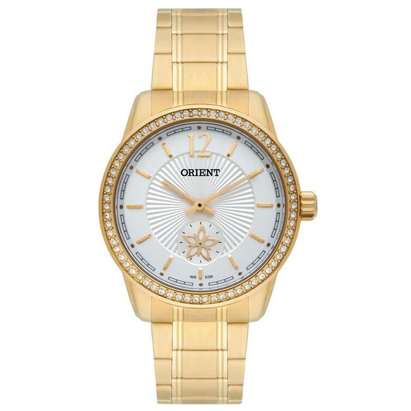 Relógio Orient Feminino Ref: Fgss0053 S2kx Casual Dourado