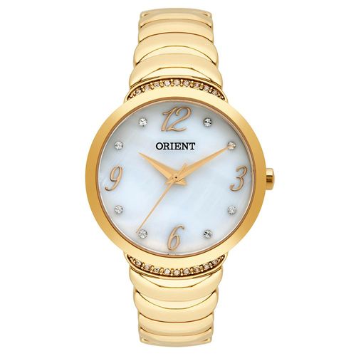 Relógio Orient Feminino Ref: Fgss0094 B2kx Bracelete Dourado