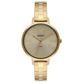 Relógio Orient Feminino Ref: Fgss0130 C3kx Slim Dourado