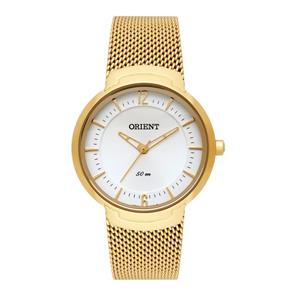 Relógio Orient Feminino Ref: Fgss0115 S2kx Mesh Dourado