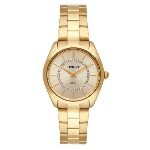 Relógio Orient Feminino Ref: Fgss0125 C1kx Fashion Dourado