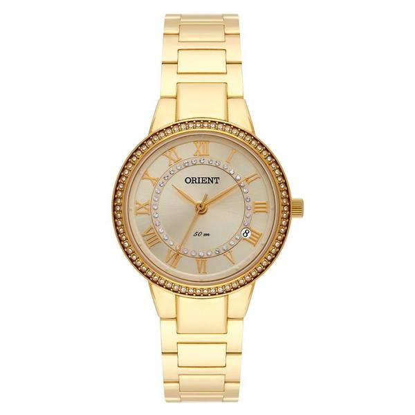 Relógio Orient Feminino Ref: Fgss1167 C3kx Luxo Dourado