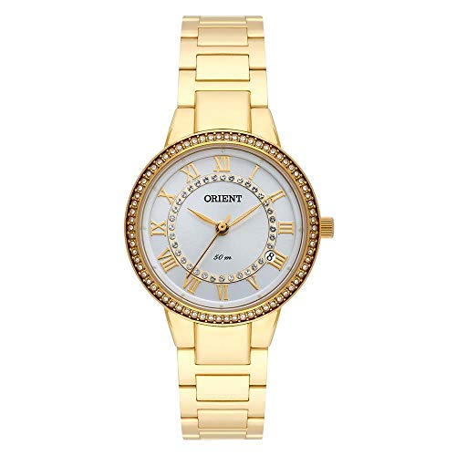 Relógio Orient Feminino Ref: Fgss1167 S3kx Luxo Dourado