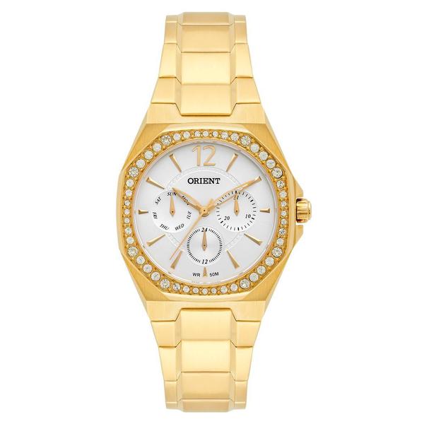 Relógio Orient Feminino Ref: Fgssm053 S2kx Multifunção Dourado