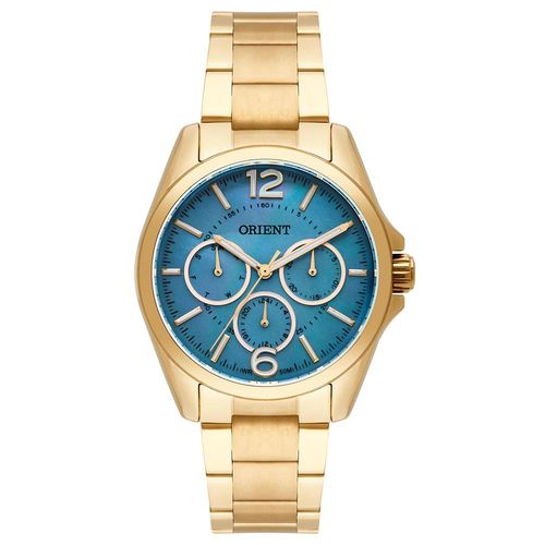 Relógio Orient Feminino Ref: Fgssm054 G2kx Multifunção Dourado