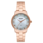 Relogio Orient Feminino Rose aço inox a prova dagua FRSS0035 S1RX