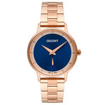 Relógio Orient Feminino Rose Azul Frss0056 D1rx