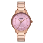 Relogio Orient Feminino Rose e rosa inox slim a prova dagua FRSS0042 R1RX