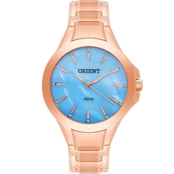 Relógio Orient Feminino Rose Frss0017 A1rx com Cristais Swarovski