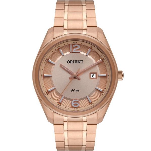 Relógio Orient Feminino Rosê FRSS1039R2RX Analógico 5 Atm Cristal Mineral Tamanho Pequeno