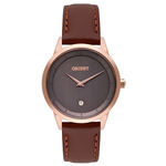 Relógio Orient Feminino Rose Pulseira de Couro Frsc1010m1mx