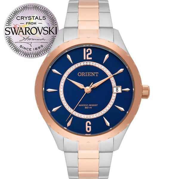 Relógio Orient Feminino Swarovski Elements Ftss1118d2sr