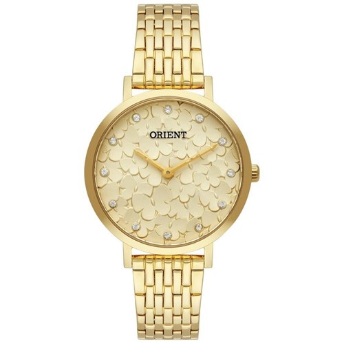 Relógio Orient Feminino Unique Analógico Dourado FGSS0154-C1KX