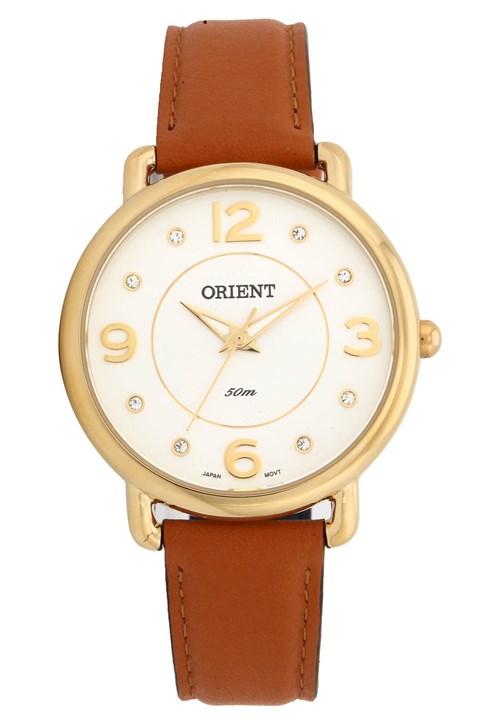 Relógio Orient FGSC0010-S2MX Dourado/Caramelo