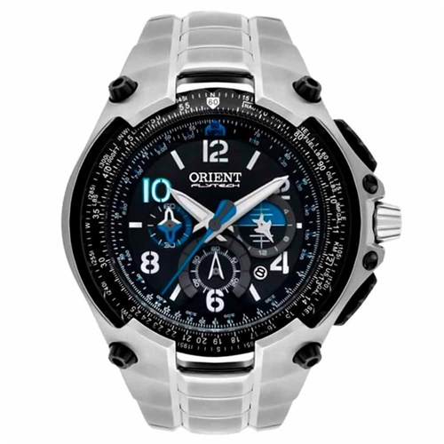 Relógio Orient Flytech 10 Anos Titânio Prata Masculino Mbttc016 P2sx