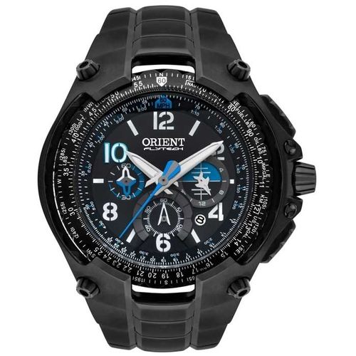 Relógio Orient Flytech 10 Anos Titânio Preto Masculino Mpttc001 P2px